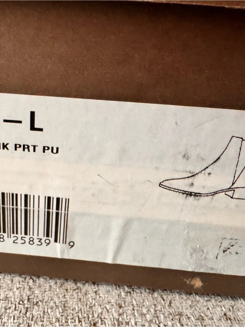 Linea Paolo Vera boots Snake Print in Beige and Black size 7 NEW